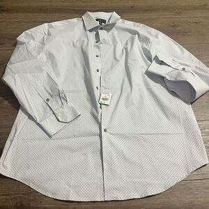 NWT Alfani men’s button up dress shirt